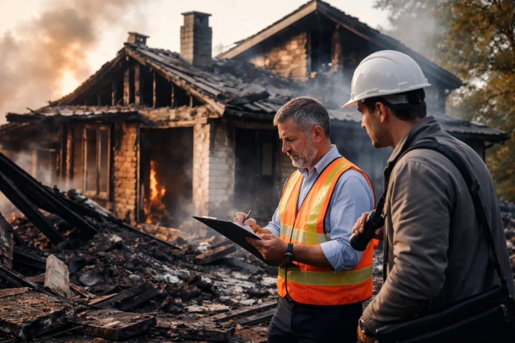 Fire Insurance Adjuster Really Does in League City